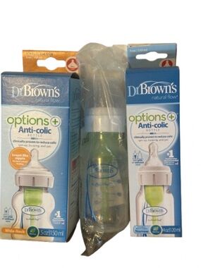 Dr. Brown's Options+ Anti-Colic Baby Bottles - set of 3